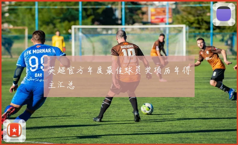 英超官方年度最佳球员奖项历年得主汇总